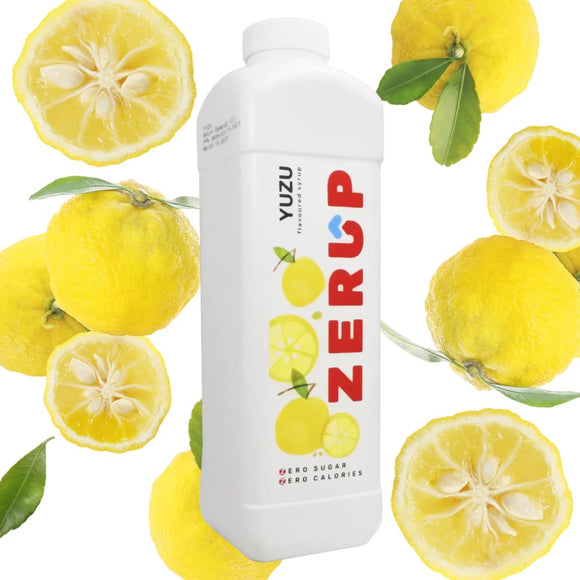 Zerup Sugar Free Syrup Yuzu/Lemon 1 Litre