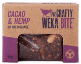 *** SPECIAL 50% OFF *** The Crafty Weka Cacao & Hemp Bite Sized Bar 40gm