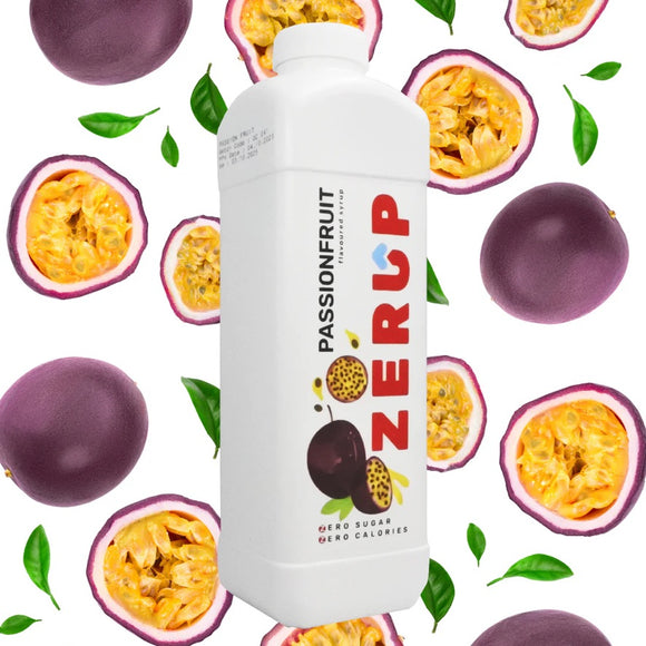 Zerup Sugar Free Syrup Passionfruit 1 Litre