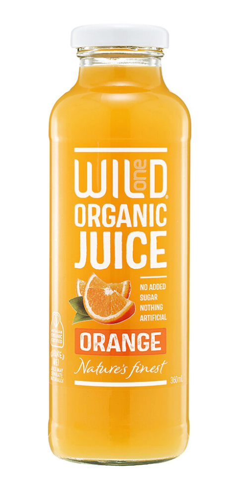 Wild One Organic Orange Juice 12x360ml
