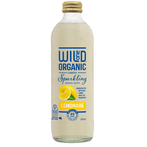 Wild One Organic Sparkling Mineral Water Lemonade 12x345ml