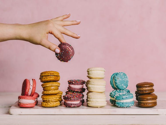 Friands and Macarons