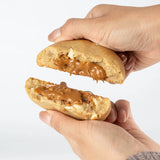 Cookie Man Individually Wrapped Protein Cookies White Choc Caramel Loaded with Biscuit Butter Box of 10