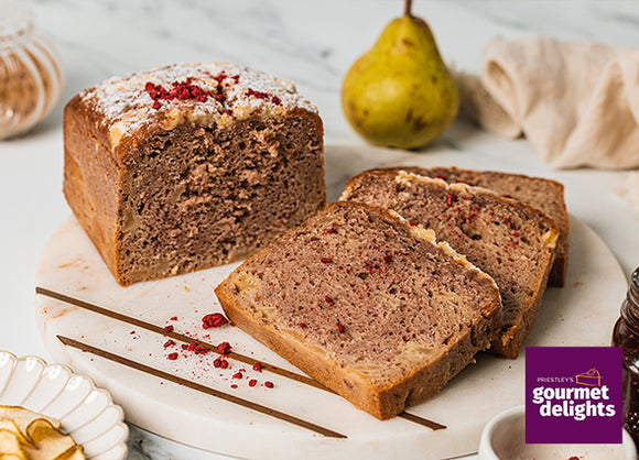 Priestley's Pear & Raspberry Bread