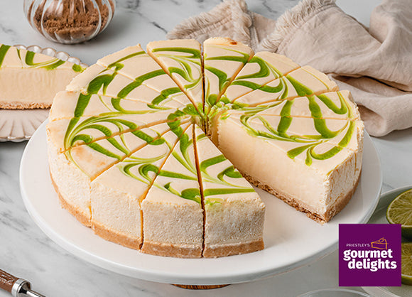 Priestley's Lime Swirl Cheesecake