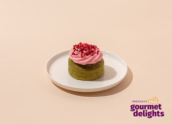 Priestley's Gluten Free Strawberry Matcha Cake Box of 6