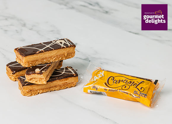 Priestley's Individually Wrapped Crazy Caramel Slice Box of 28