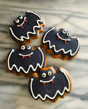 **PRE ORDER NOW OPEN** Wiltons Foods Individually Wrapped Vampire Bats Honeybread Cookies Box of 24