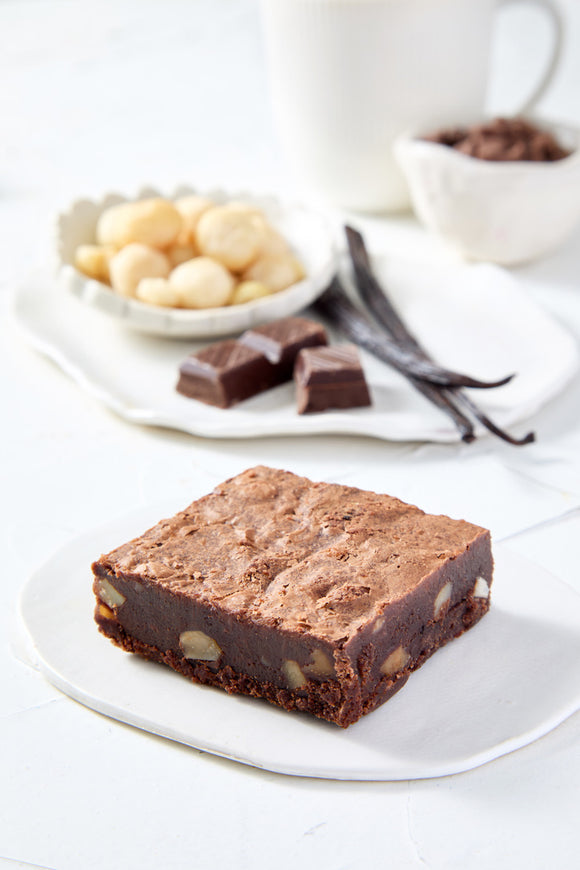 ***SPECIAL 20% OFF*** Mama Kaz Gluten Free Macadamia Choc Fudge Brownie Box of 15