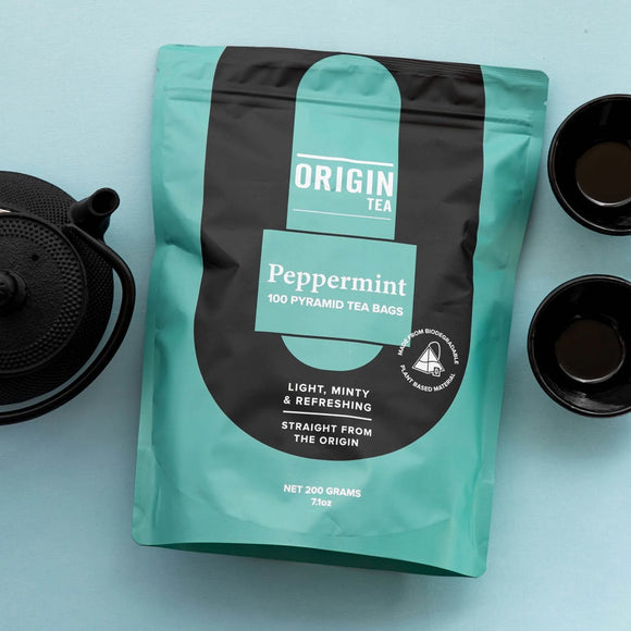 Origin Tea Peppermint Pyramid Tea Bag Box of 100
