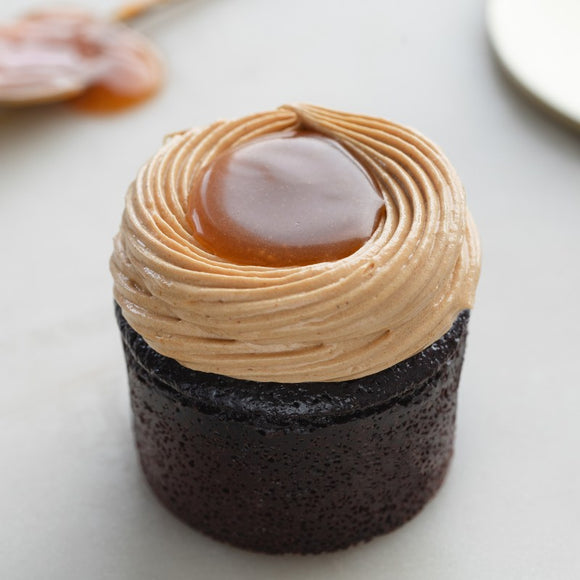 Mahadeva's Kitchen Vegan Choc Salted Caramel Cake Box of 6