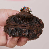 Cookie Man Individually Wrapped Protein Cookies Choc Brownie with Loaded Salted Caramel  Box of 10