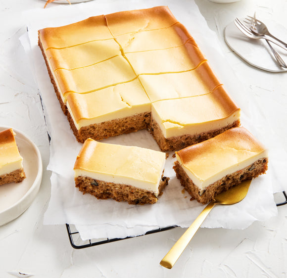 Mama Kaz Carrot Cheesecake Slice Box of 12