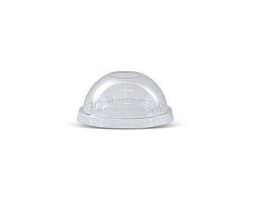 Pac Trading PET Dome Lids for 10-12oz Cup with Die Cut Hole Box of 1000