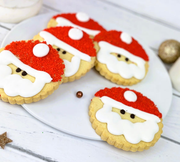 **CHRISTMAS PRE ORDER NOW TO GUARANTEE DECEMBER DELIVERY** Sweet By Nature Santa Cookie Box of 12