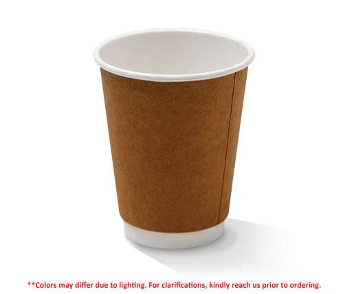 Pac Trading 12oz Double Walled Kraft Cup Box of 500