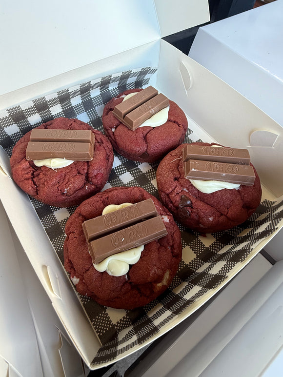 The Baked Club Red Velvet Cookie Pie Box of 4