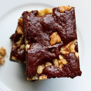Mahadeva's Kitchen Vegan Gluten Free Walnut Brownie Box of 6
