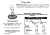 Wiltons Foods Individually Wrapped Penguins Honeybread Cookies Box of 24