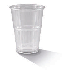 Pac Trading PET Cold Cup 8oz Box of 1000