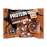 Cookie Man Individually Wrapped Protein Cookies Choc Brownie Loaded with Peanut Butter Box of 10