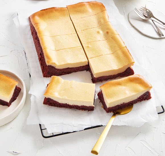 Mama Kaz Red Velvet Cheesecake Slice Box of 12