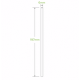 BioPak 6mm Regular Art Series Straw