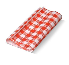 Pac Trading Red Gingham Greaseproof Paper Box of 200