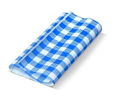 Pac Trading Blue Gingham Greaseproof Paper Box of 200