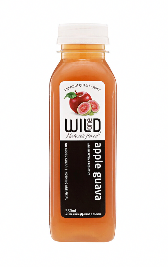 Wild One Premium Apple Guava Juice PET 350ml Boxes of 12