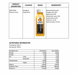Wild One Premium Orange Passionfruit Juice PET 350ml Boxes of 12