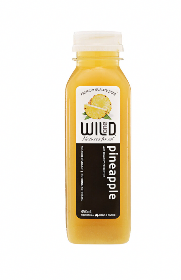 Wild One Premium Pineapple Juice PET 350ml Boxes of 12