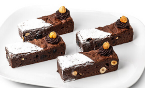 Little Secrets Bakehouse Gluten Free Chocolate, Hazelnut & Cranberry Fudge Brownie