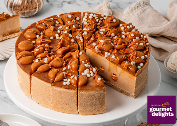 Priestley's Caramel Swirl Cheesecake