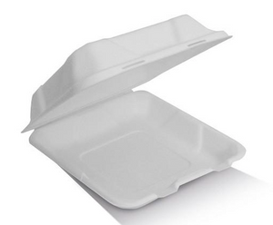 ***ALL NEW LOW PRICE*** Pac Trading 9" Clamshell Sugarcane Box of 200