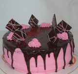 Marks Quality Cakes 9" Choc Strawberry Cream Cake