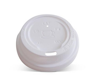 Hot Lid White 8oz - 80mm Box of 1000