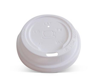 Hot Lid White 8oz - 80mm