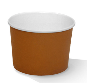 Pac Trading PLA Coated Paper Bowl 16oz Kraft Box of 500