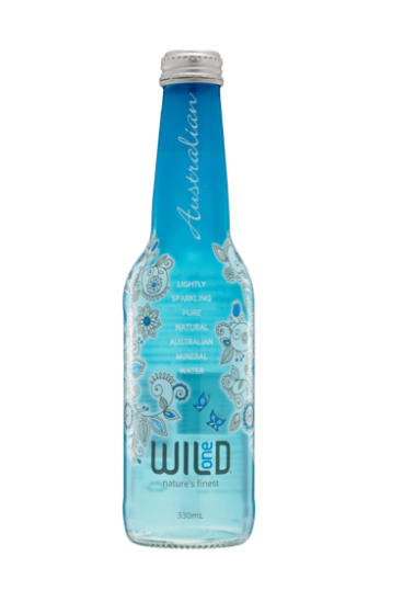Wild One Organic Sparkling Mineral Water 330ml Boxes of 12