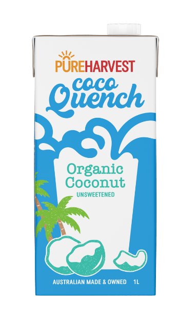 Pure Harvest Coco Quench Unsweetened Organic Coconut Milk 1L x 12