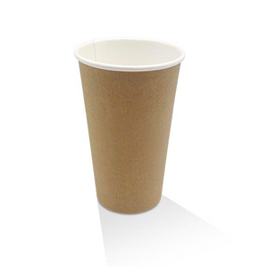 16oz Single Wall Kraft Hot Cup Box of 1000