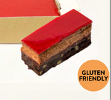 Mosaic Patisserie Gluten Free Blackcherry Brownie Tranche Box of 6