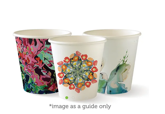 BioPark 230ml / 6oz (80mm) Art Series Single Wall BioCup