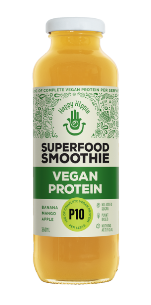 Wild One Happy Hippie Vegan Protein Superfood Smoothie 350ml Boxes of 12