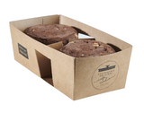 Byron Bay Triple Choc Fudge Cafe Style Cookies Packs of 12 (2 x 6 packs)