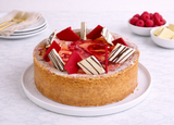 Marks Quality Cakes 11” Raspberry & White Chocolate Cheesecake