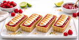 Mark's Quality Cakes Rectangle Raspberry Lime Tart Box of 6