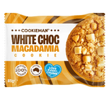 Cookie Man Individually Wrapped Bakehouse White Choc Macadamia Cookie Box of 12