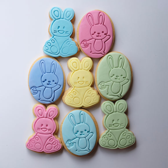 The Bake List Individually Wrapped Easter Bunny Cookies